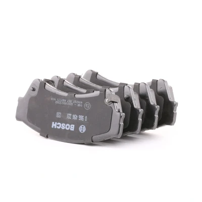 Billede af BOSCH 0 986 494 221 Bremseklodser Low Metallic med akustisk advarsel for slid anti knirke plade, monteringsvejledning MAZDA: 6 Hatchback