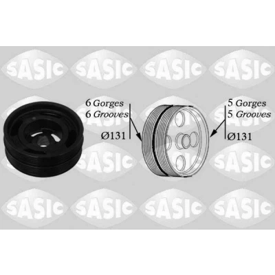 Billede af SASIC 2156042 Remskive Krumtapaksel 131 FORD: MONDEO 4 Turnier, Focus C Max