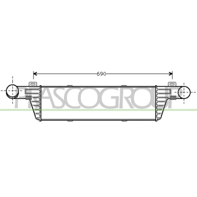 Billede af PRASCO ME035N001 Intercooler