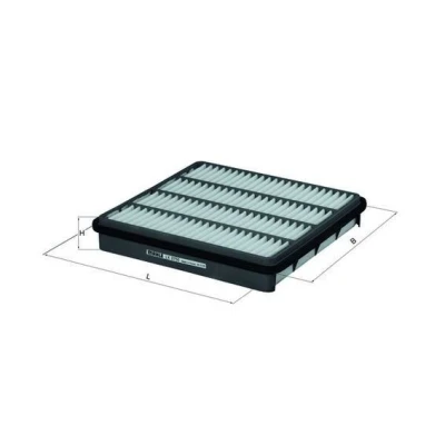 Billede af MAHLE ORIGINAL LX 2750 Luftfilter 51,0 296 315,0, 315,0 Filterindsats TOYOTA: Land Cruiser 200