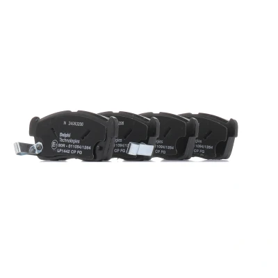 Billede af DELPHI LP1442 Bremseklodser med akustisk advarsel for slid anti knirke plade uden tilbehør SUZUKI: Alto VI, Celerio, IGNIS 2, SUBARU: JUSTY 4