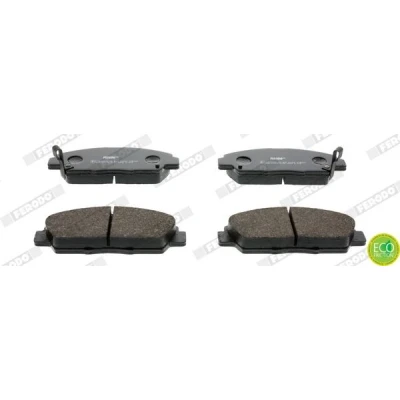 Billede af FERODO PREMIER ECO FRICTION FDB904 Bremseklodser med akustisk advarsel for slid uden tilbehør HONDA: Prelude 3, ACCORD 4, V