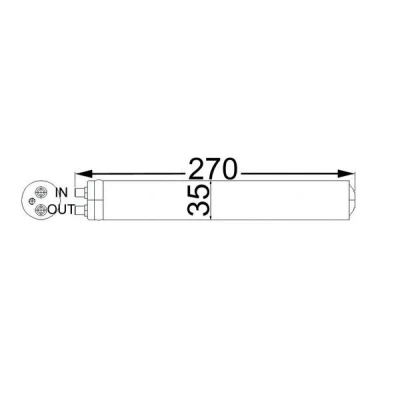Billede af MAHLE ORIGINAL AD 64 000S Tørrer HONDA: CIVIC 8 Hatchback, Jazz 3