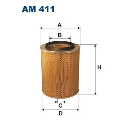 Billede af FILTRON AM 411 Luftfilter 295 230 Filterindsats
