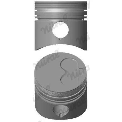 Billede af NÜRAL 87 109500 00 Motor Stempel 76,5 med stempelringholder VOLKSWAGEN: GOLF 2