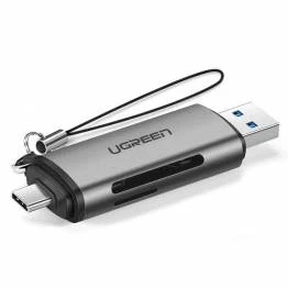 Billede af USB C &amp; til SD/MicroSD 5Gbps kortlæser adapter fra Ugreen
