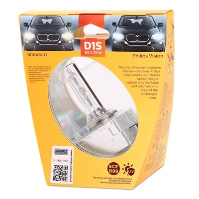 Billede af PHILIPS 85415VIS1 Pære, fjernlys D1S 85V 35w 4600K xenon BMW: 5 Sedan, 4 Gran Coupe, 3 MERCEDES BENZ: E klasse C ML