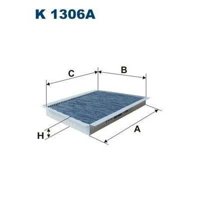 Billede af FILTRON K 1306A Kabinefilter Aktivkulfilter 335, 277 189 25 MERCEDES BENZ: C klasse Sedan, T modell, CLK Cabriolet