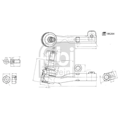 Billede af Sporstangkugle FEBI BILSTEIN 186264