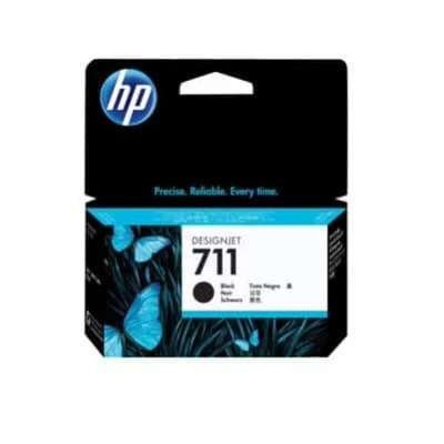 Billede af HP 711 sort blækpatron 38ml CZ129A original