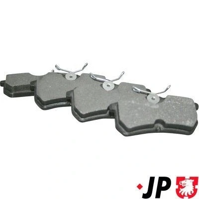 Billede af JP GROUP 1563700410 Bremseklodser bagaksel Ekskl. slidadvarselskontakt FORD: FIESTA 6, 5, 6 Van