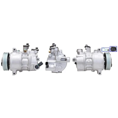 Billede af LUCAS ACP01099 Kompressor PAG 46 YF R 1234yf med pakninger VOLKSWAGEN: Polo V Hatchback, Touran II, Golf 7, SEAT: Ibiza 4, Leon III ST