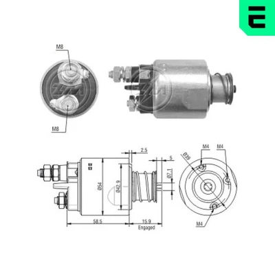 Billede af ERA ZM1495 Magnetafbryder, starter