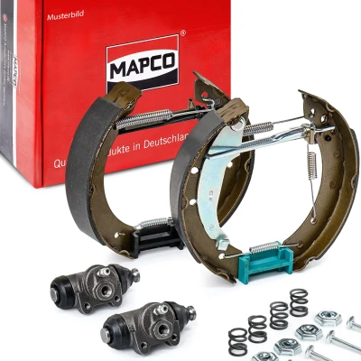 Billede af MAPCO 9772 Bremsebakker bagaksel 203 38 med hjulbremsecylinder, tilbehør sæt FORD: Focus Mk1 Hatchback