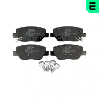 Billede af OPTIMAL BP 12844 Bremseklodser bagaksel med akustisk advarsel for slid bremsecaliperskruer FIAT: Tipo Stationcar, Hatchback