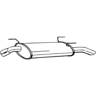 Billede af BOSAL 185 321 Lydpotte OPEL: Astra F Caravan