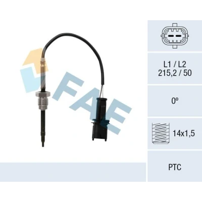 Billede af FAE 68069 Sensoren foran katalysatoren OPEL: Corsa D Hatchback