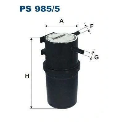 Billede af FILTRON PS 985/5 Brændstoffilter Ledningsfilter 10 VOLKSWAGEN: Amarok Pick up