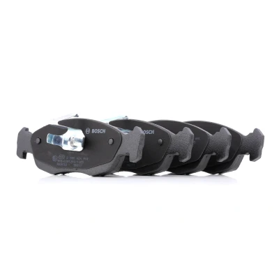 Billede af BOSCH 0 986 424 410 Bremseklodser Low Metallic med anti knirke plade, monteringsvejledning CITROËN: Saxo Hatchback, Xsara Coupe, Hatchback