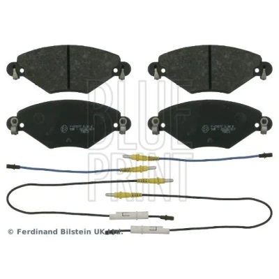 Billede af BLUE PRINT ADP154246 Bremseklodser foraksel Inkl. slidadvarselskontakt CITROËN: C5 I Hatchback, Stationcar