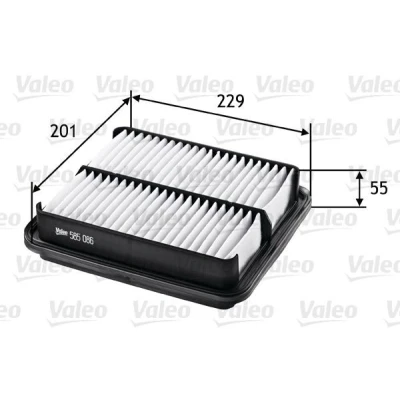 Billede af VALEO 585086 Luftfilter 55 201 228 Filterindsats SUZUKI: Grand Vitara 1 SUV, I SUV Cabriolet,