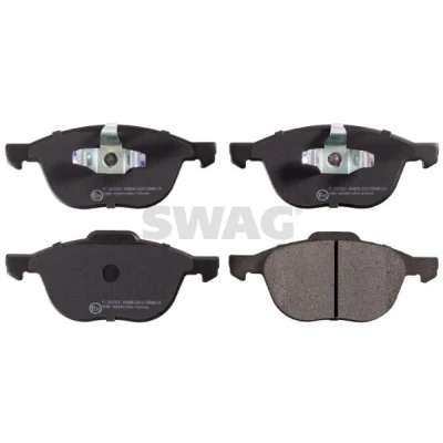 Billede af SWAG 50 91 6479 Bremseklodser foraksel Ekskl. slidadvarselskontakt med stempelklips FORD: FOCUS 3 Turnier, 2 Kombi,