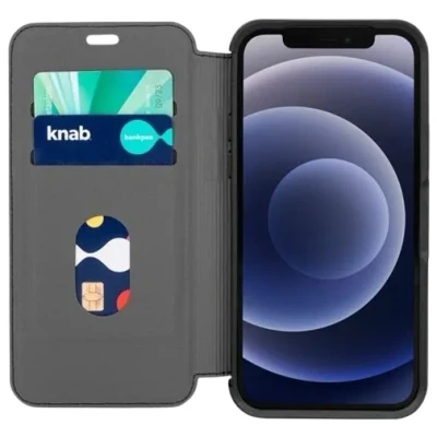 Billede af Otterbox Strada Læder Book Case Sort Apple iPhone 12/12 Pro
