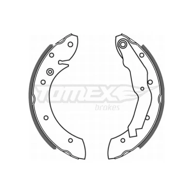 Billede af TOMEX brakes TX 21 33 Bremsebakker bagaksel 228 40 BMW: 3 Sedan, Compact, Coupe