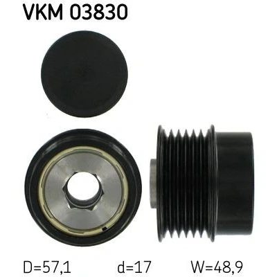 Billede af SKF VKM 03830 Friløbskobling 48,9