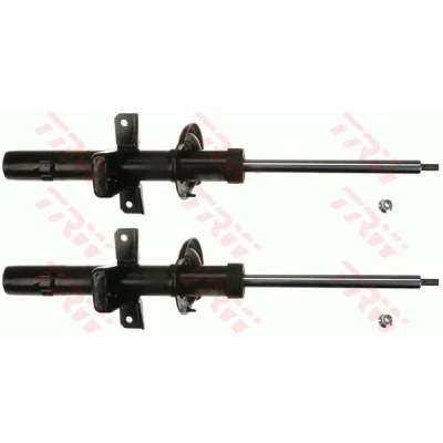 Billede af TRW TWIN JGM342T Støddæmper bagaksel Gastryk 51 dobbeltrør Fjederben øverste stift M12x1,25 FORD: MONDEO 3, 3 Kombi, Stufenheck