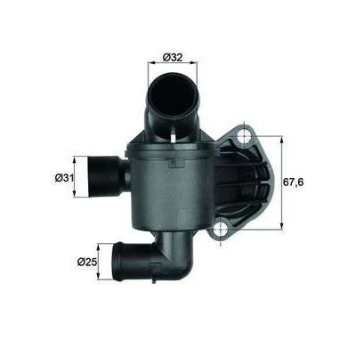 Billede af MAHLE ORIGINAL TI 35 87 Termostat med pakning VOLKSWAGEN: Crafter 30 Bus, 50 Ladvogn/Chassis