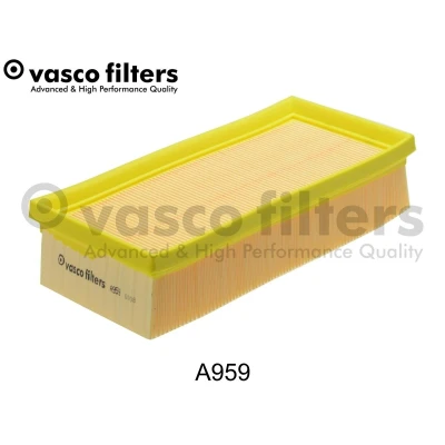 Billede af DAVID VASCO A959 Luftfilter 58 117 251 rektangulær Filterindsats MITSUBISHI: COLT 6, SMART: Forfour I