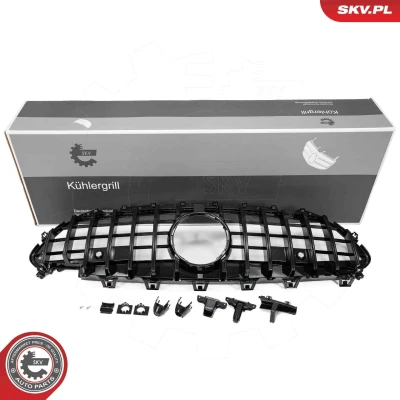 Billede af ESEN SKV 66SKV590 Kølergitter sort, skinnende MERCEDES BENZ: CLS (C257) 450 EQ Boost 4 matic, 400 d AMG 53 Matic+
