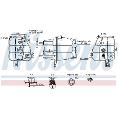 Billede af NISSENS 996307 Ekspansionsbeholder med låg ALFA ROMEO: Giulietta Hatchback