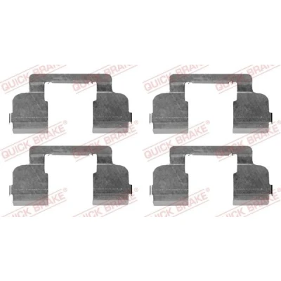 Billede af QUICK BRAKE 109 1698 Tilbehørssæt, skivebremsebelægning RENAULT: Twingo 2, CLIO II Van / Hatchback
