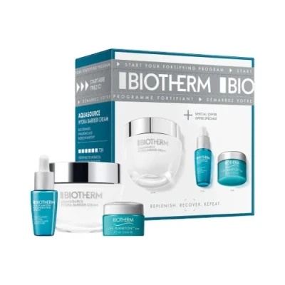 Billede af Biotherm Aquasource Hydra Barrier Routine SET Hudplejesæt, Dame, Størrelse: One Size,