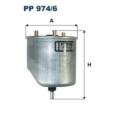 Billede af FILTRON PP 974/6 Brændstoffilter Ledningsfilter PEUGEOT: 208 I Hatchback, 207 206+ CITROËN: C4 II C3