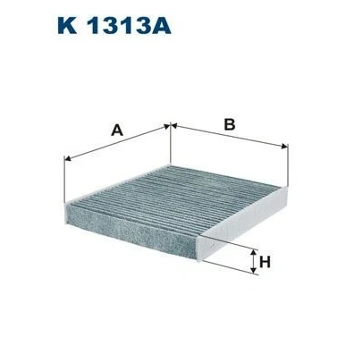 Billede af FILTRON K 1313A Kabinefilter Aktivkulfilter 256 224 36 SKODA: Fabia 2, III Stationcar, Rapid Spaceback, SEAT: Ibiza 4, 4 ST, Toledo