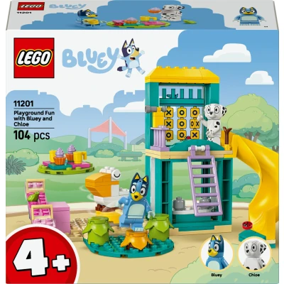 Billede af Sjov på legepladsen med Bluey og Chloe