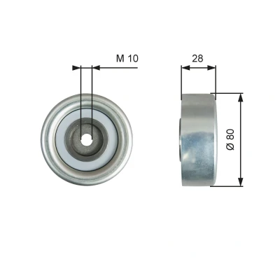 Billede af GATES FleetRunner Micro V Kit T36778 Remstrammerhjul