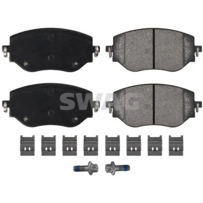 Billede af SWAG 33 10 7653 Bremseklodser foraksel med befæstelsesmateriale RENAULT: Clio V Hatchback, NISSAN: MICRA 5, DACIA: Sandero III