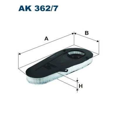 Billede af FILTRON AK 362/7 Luftfilter 44,5 230 504 Filterindsats BMW: 5 Sedan, Touring, 7