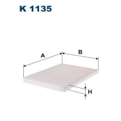 Billede af FILTRON K 1135 Kabinefilter Partikelfilter 238 170 17 ALFA ROMEO: 156 Sportwagon, Sedan