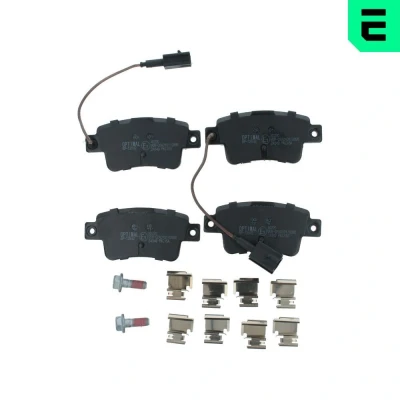 Billede af OPTIMAL BP 12542 Bremseklodser bagaksel med bremsecaliperskruer FIAT: Grande Punto Hatchback, Evo III Hatchback