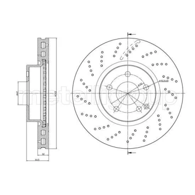 Billede af Bremseskive METELLI 23 1459FC