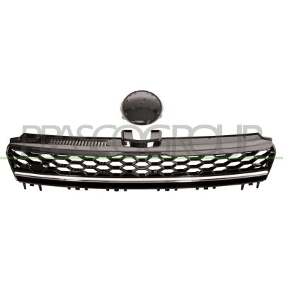 Billede af PRASCO VG4022021 Kølergitter chrom/sort VOLKSWAGEN: Golf 7