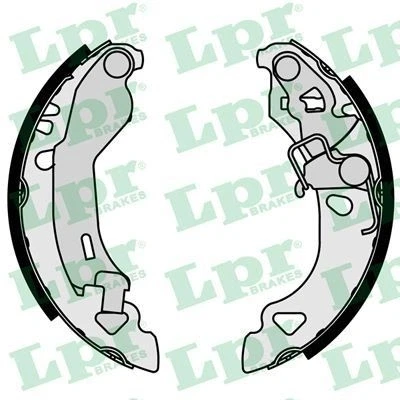 Billede af LPR 07080 Bremsebakker 180 30 med håndbremsegreb FIAT: Punto I Hatchback