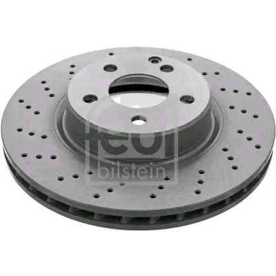 Billede af FEBI BILSTEIN 43989 Bremseskiver foraksel 312 28 5 112 perforeret/indv. ventileret coatet højkarboniseret