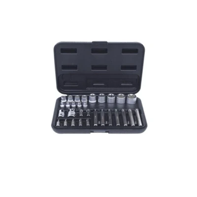 Billede af KS TOOLS 911.4301 2 Topsæt Torx Krom vanadium stål 1/2, 1/4, 3/8 Firkant
