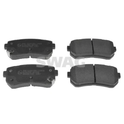 Billede af SWAG 33 10 6421 Bremseklodser bagaksel med akustisk advarsel for slid KIA: Picanto II, HYUNDAI: Kona SUV